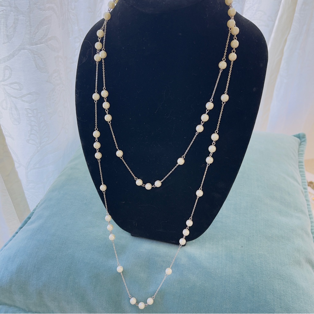 Vintage Artificial Pearls Necklace